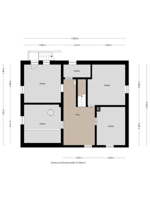 Grundriss Keller