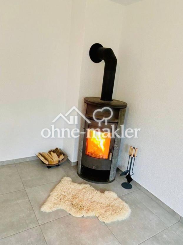 Wohnzimmer mit Kaminofen