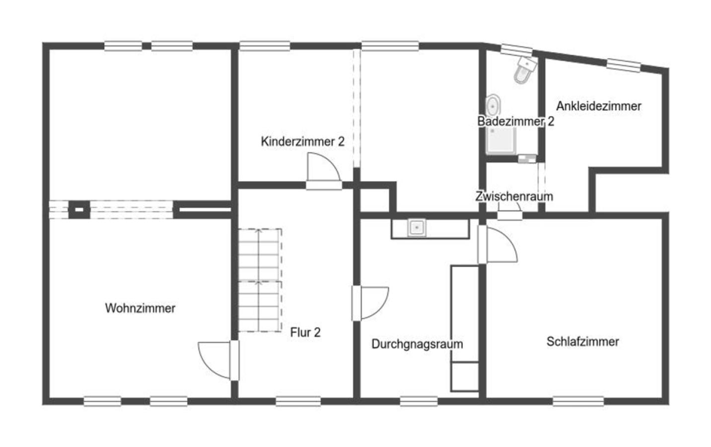 Grundriss Skizze OG