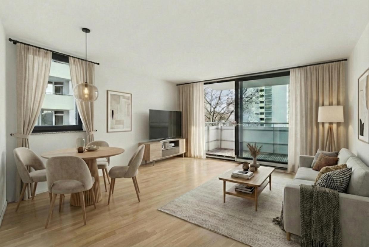 Wohnzimmer - Ansicht 1 staging