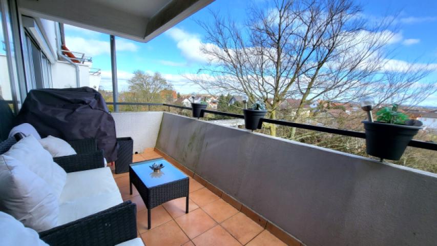 Balkon mit Aussicht