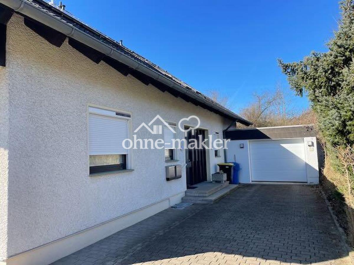 Einfahrt mit Garage