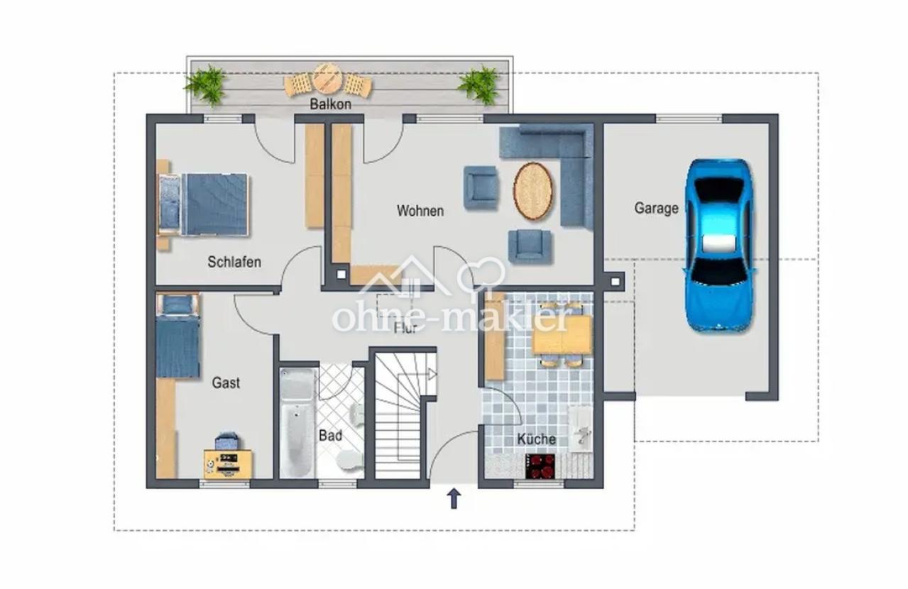 Grundriss Bestand Erdgeschoss
