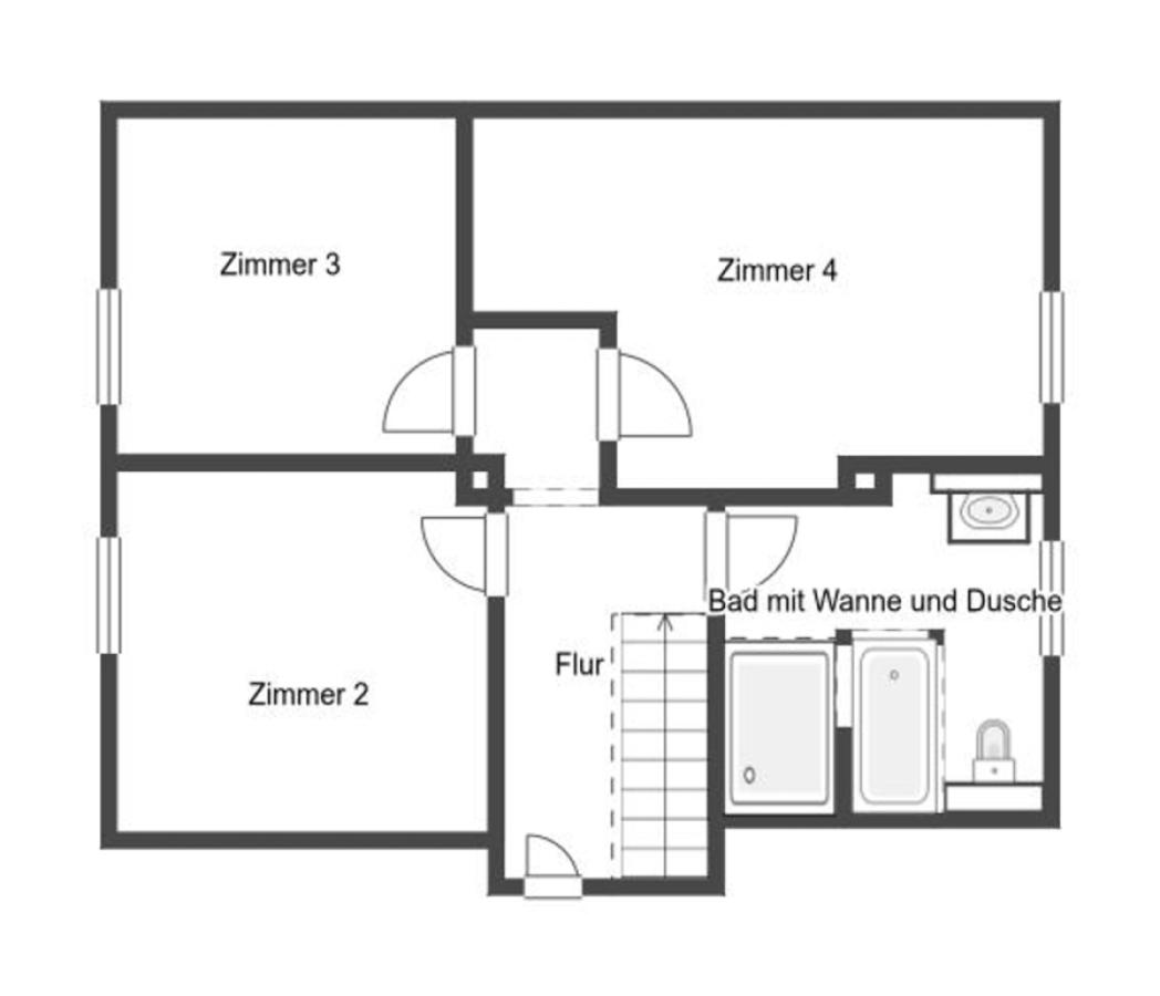 Grundriss Obergeschoss