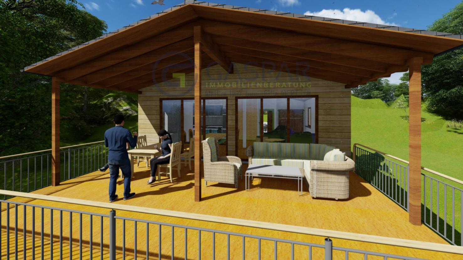 Außenbereich Große Terrasse