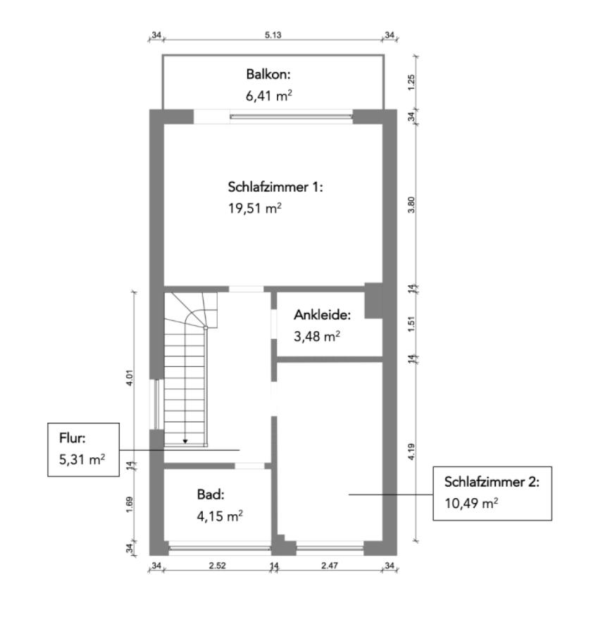 Grundriss 1.OG