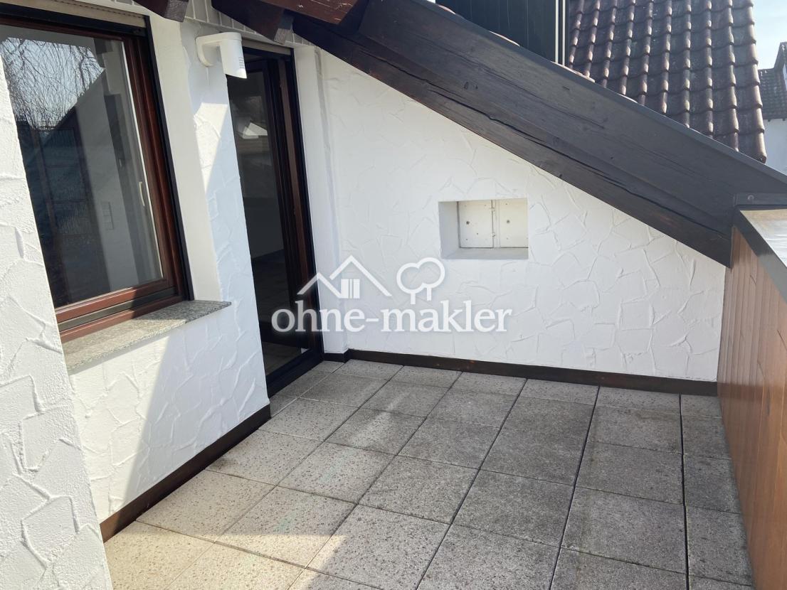 großer Balkon