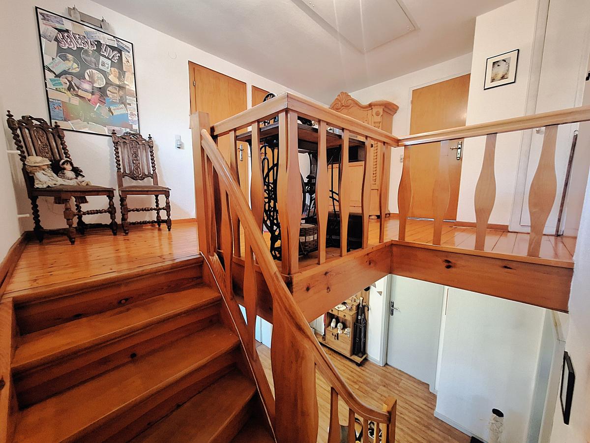 Treppenhaus ins Obergeschoss