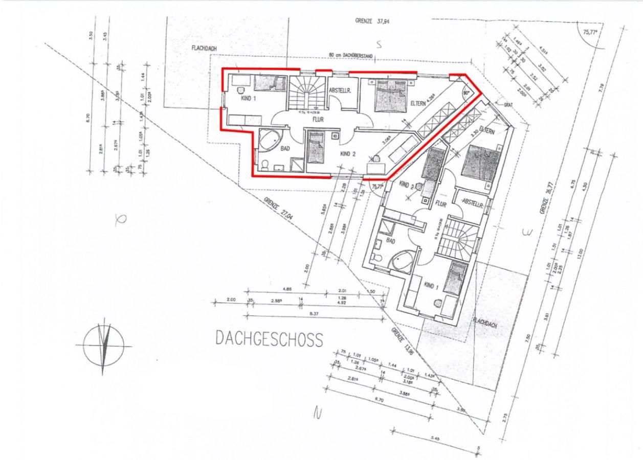 Grundriss Dachgeschoss