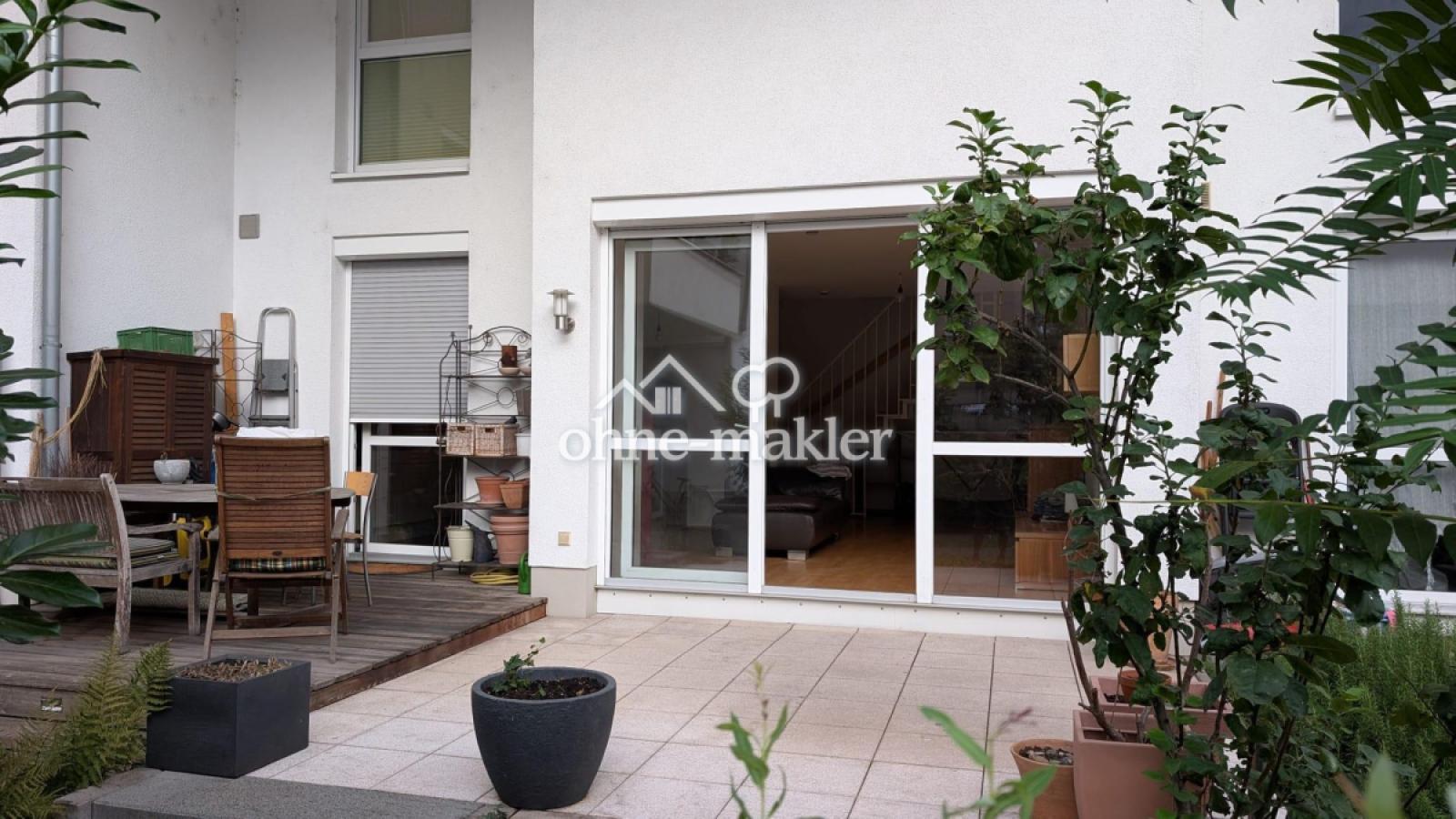 Blick auf Terrasse