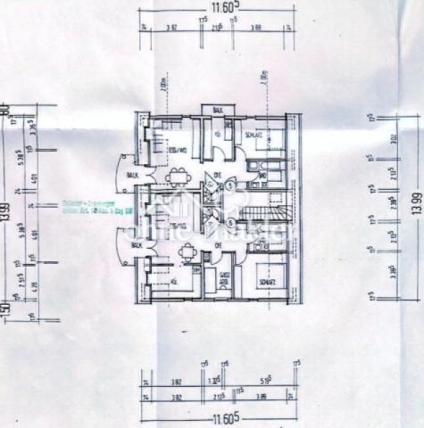 Grundriss nach Bauplan alt