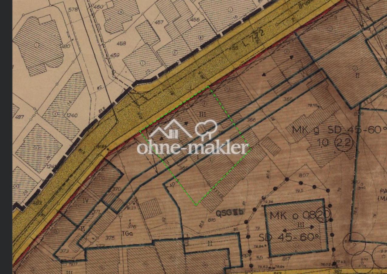 Ausschnitt Bebauungsplan