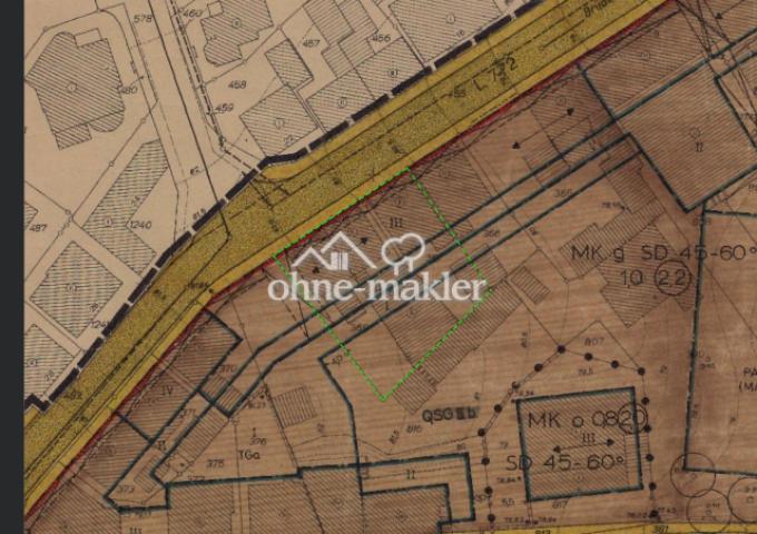 Ausschnitt Bebauungsplan