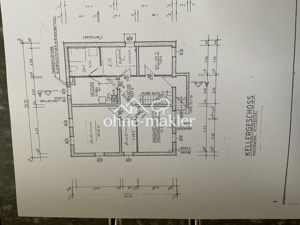 Grundriss Untergeschoss