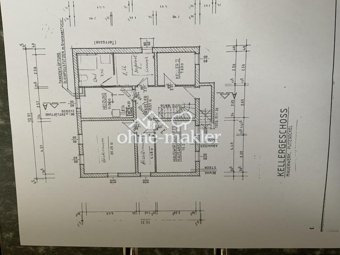 Grundriss Untergeschoss