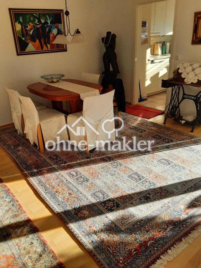 Essbereich im Wohnzimmer 