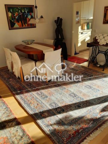 Essbereich im Wohnzimmer 