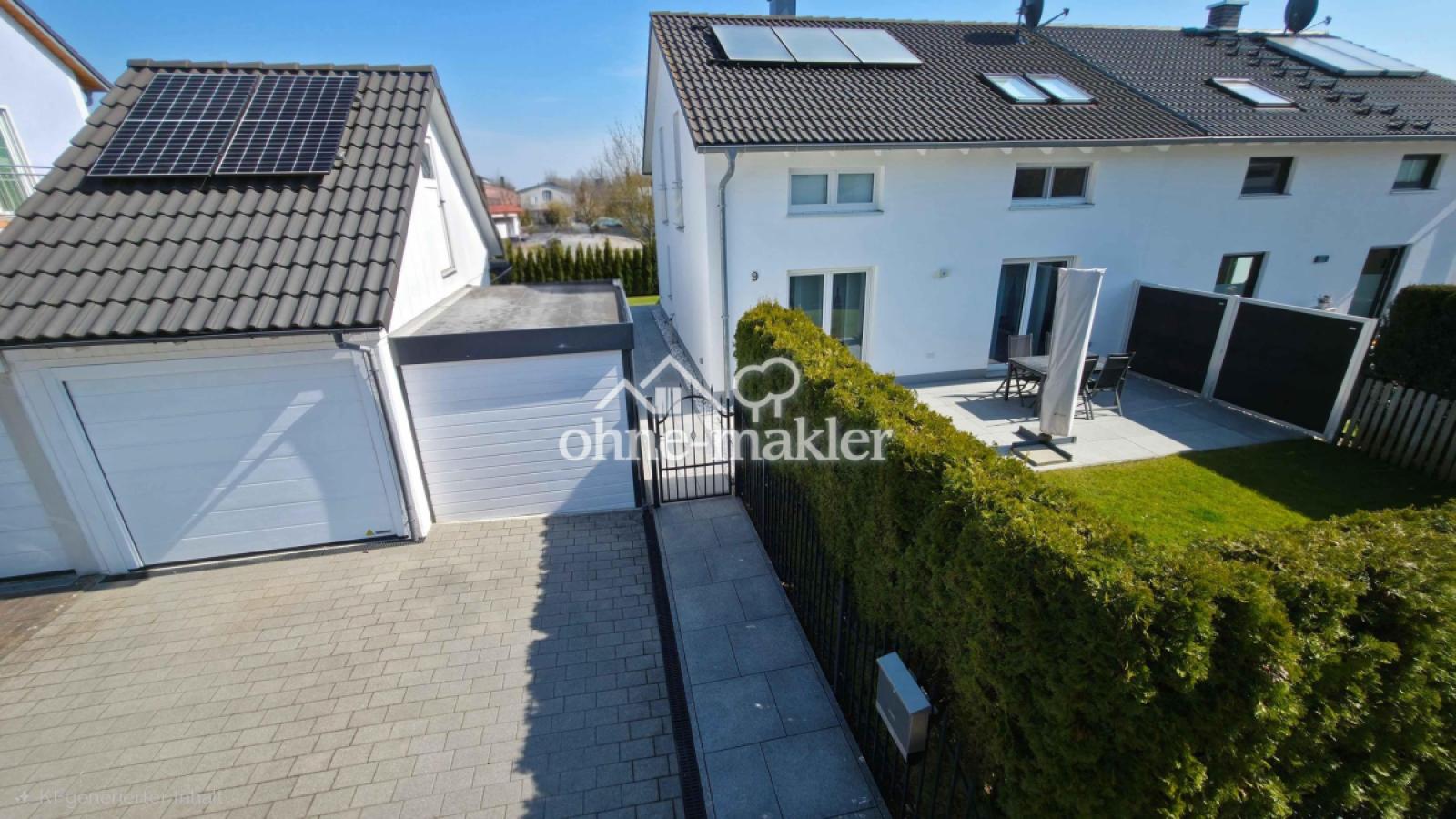 Süd-West Terrasse, Garage, HG