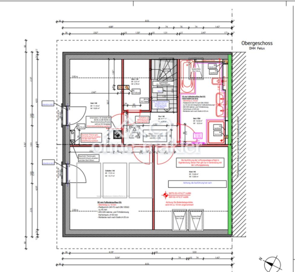 Grundriss Dachgeschoss