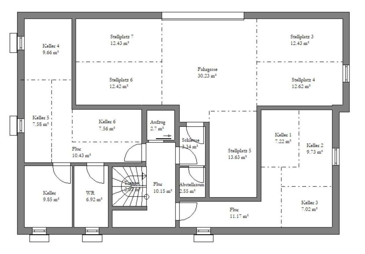 Grundriss Kellergeschoss