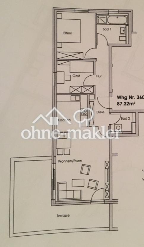 Grundriss Wohnung