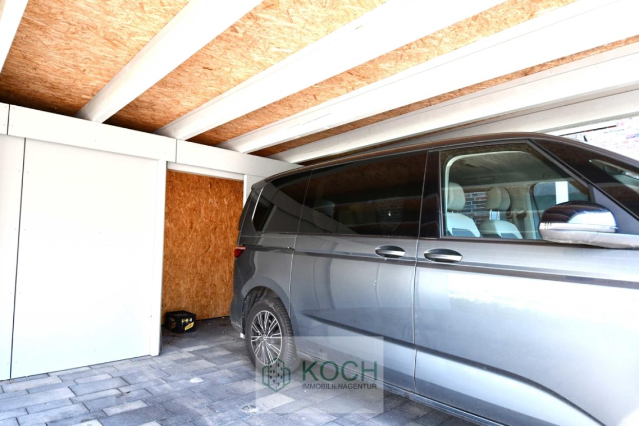 Carport mit Abstellraum