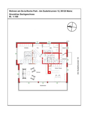 Grundriss Penthouse