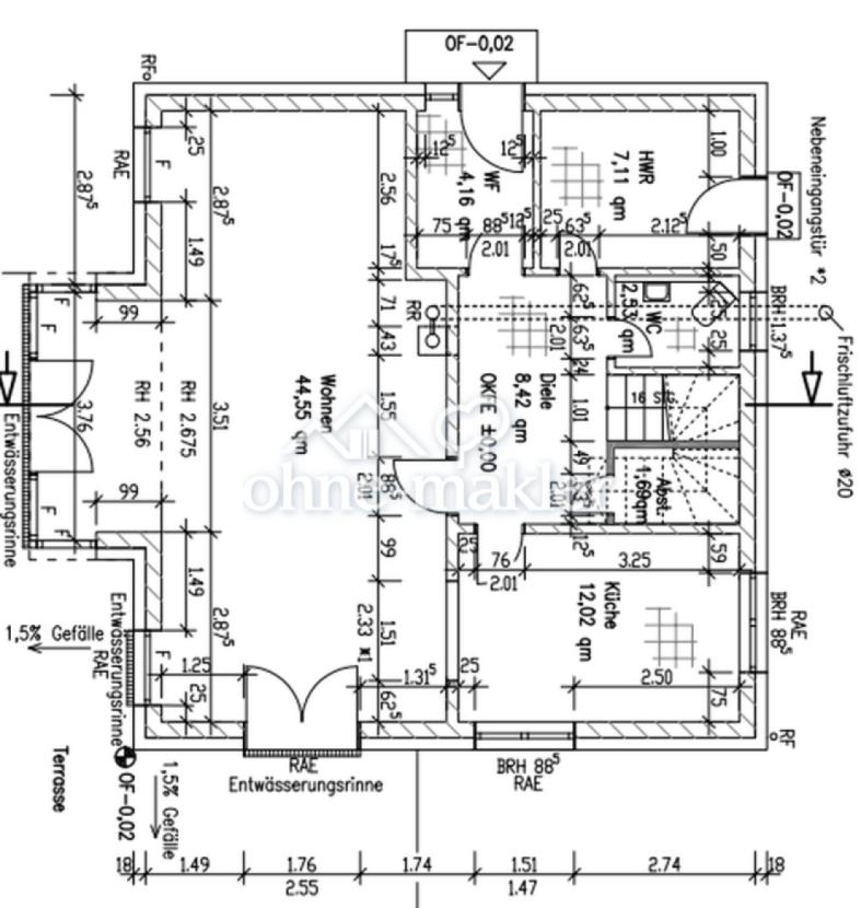 Grundriss Erdgeschoss