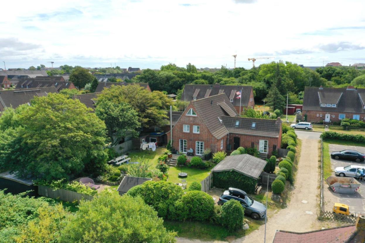 Rückansicht Luftaufnahme
