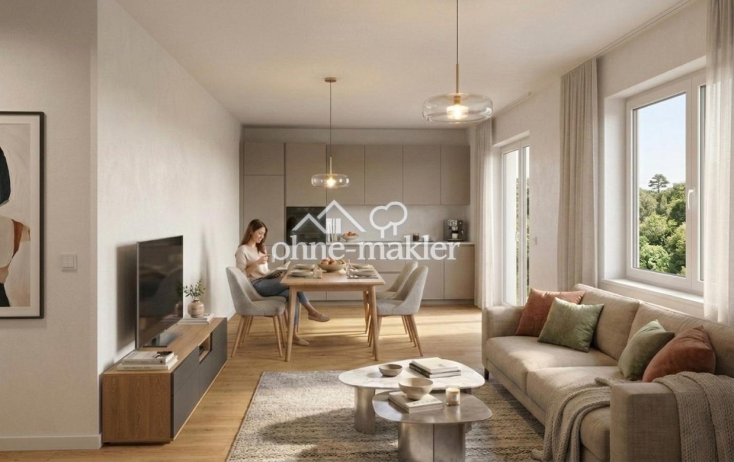 Offener Wohn-/Essbereich