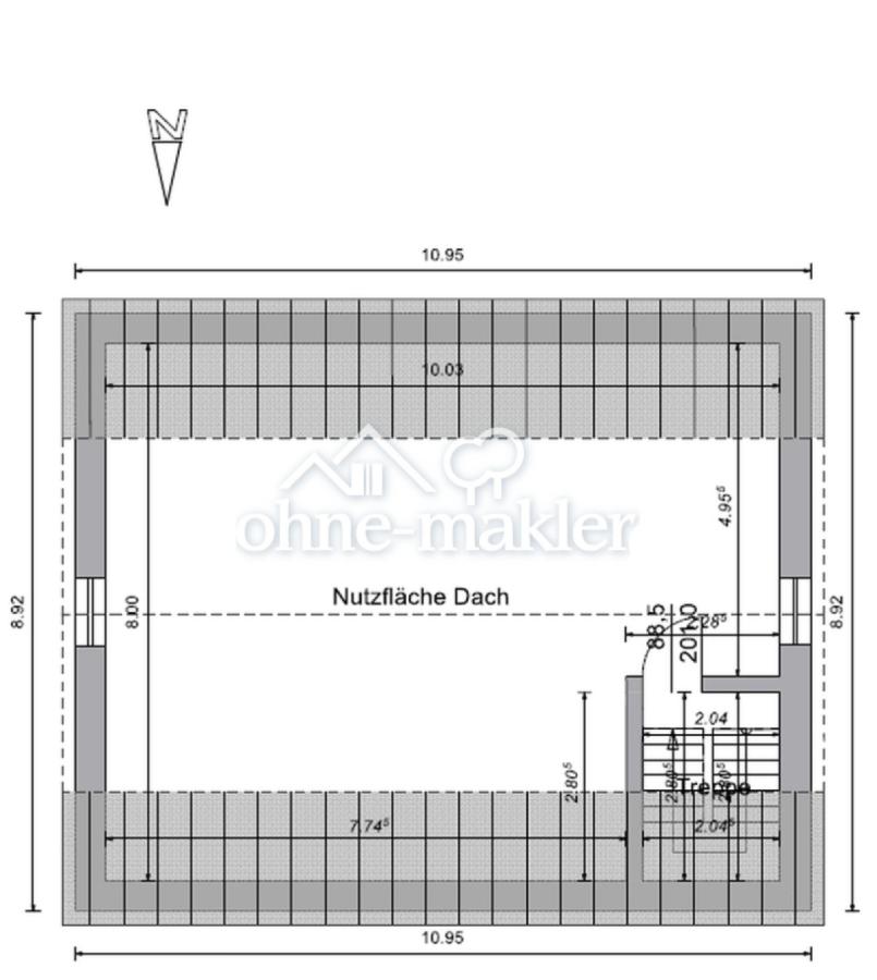 Grundriss Dach