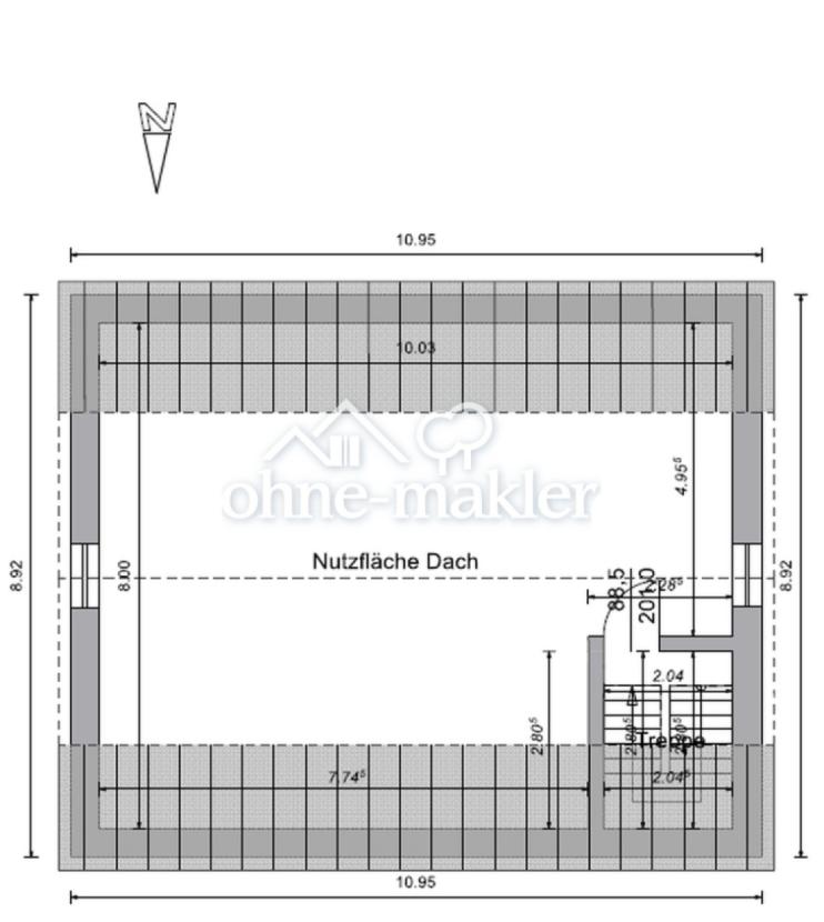 Grundriss Dach