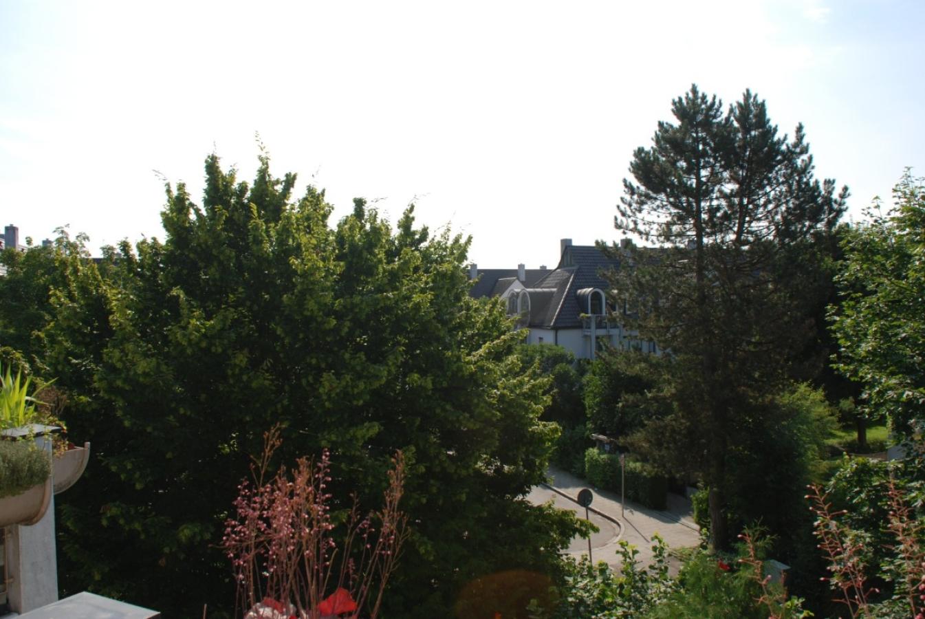 Blick vom Balkon