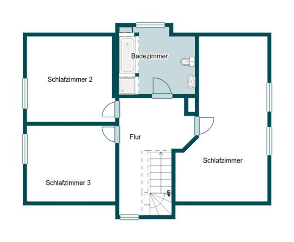 Grundriss Skizze 1.OG