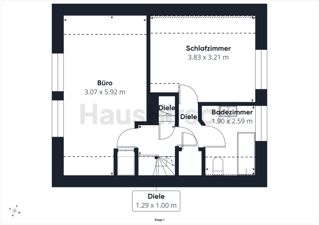 Grundriss Obergeschoss