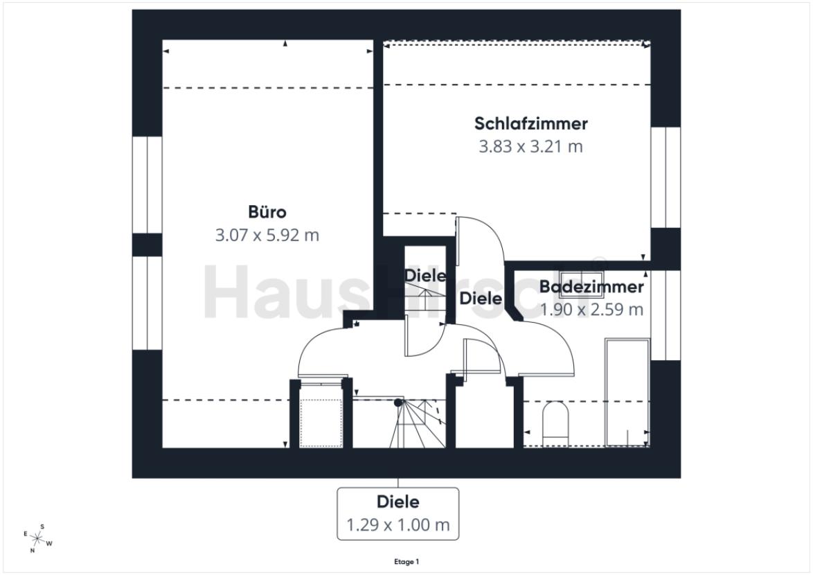 Grundriss Obergeschoss