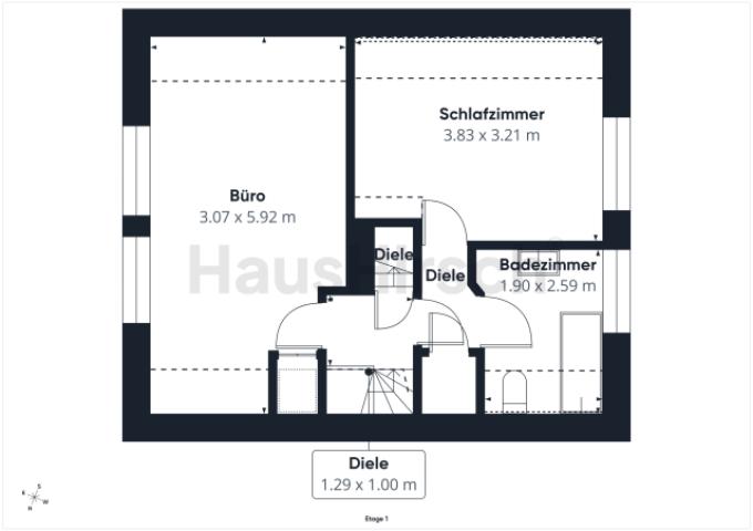Grundriss Obergeschoss