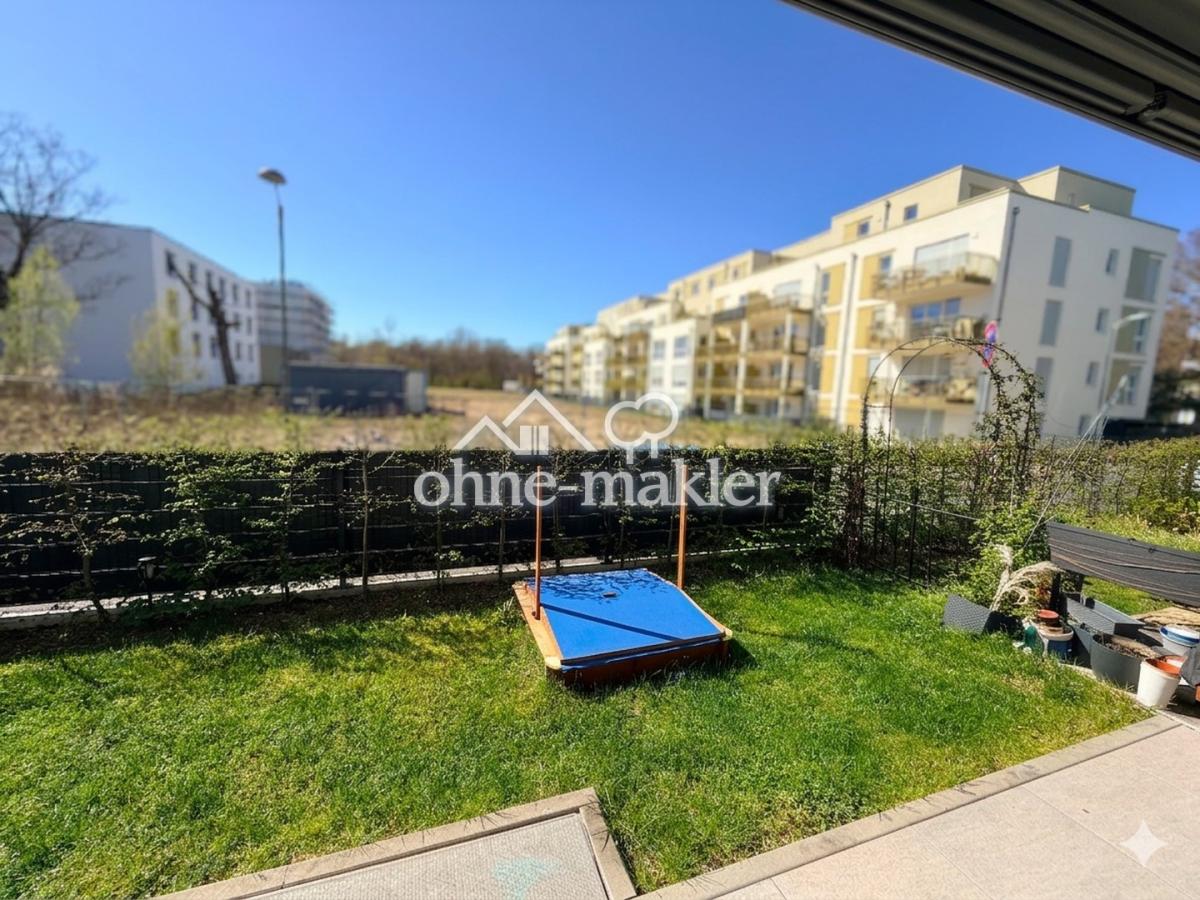 Garten mit freiem Ausblick 