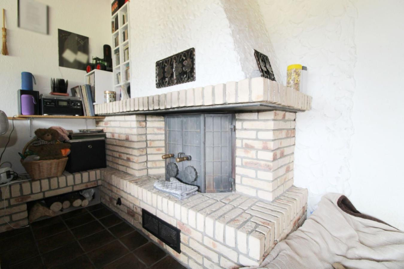 Kamin im Wohnzimmer