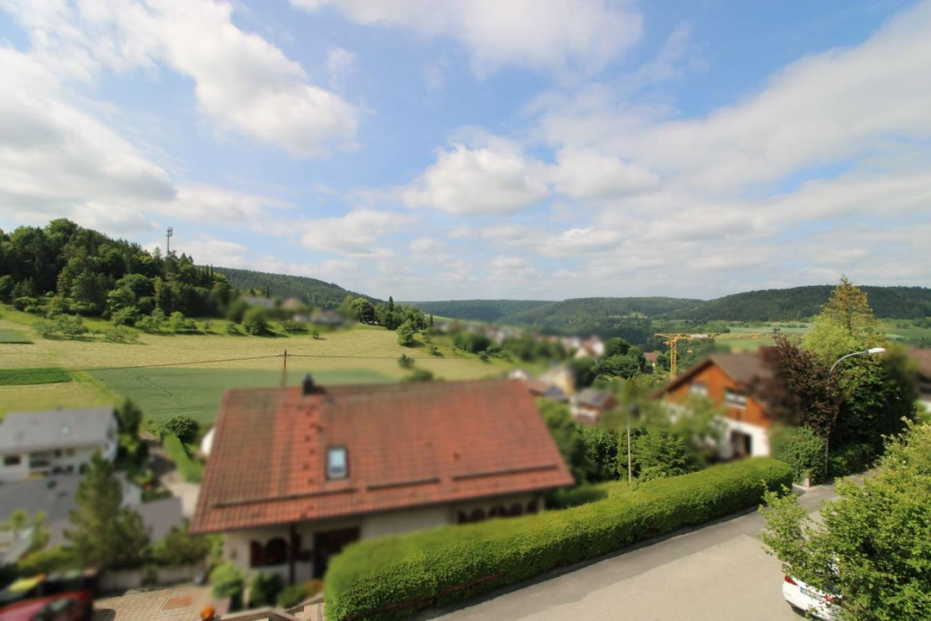 Blick von Balkon