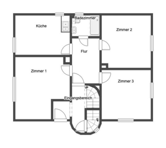 Grundriss Skizze EG
