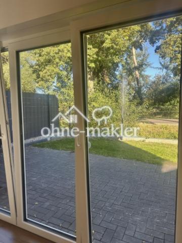 Blick auf die Terrasse/Garten
