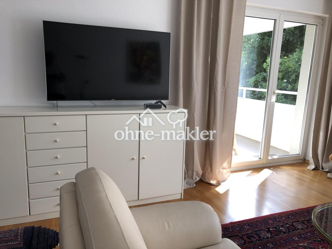 großer Smart TV / Sideboard