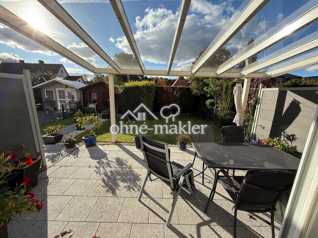 Glasüberdachung