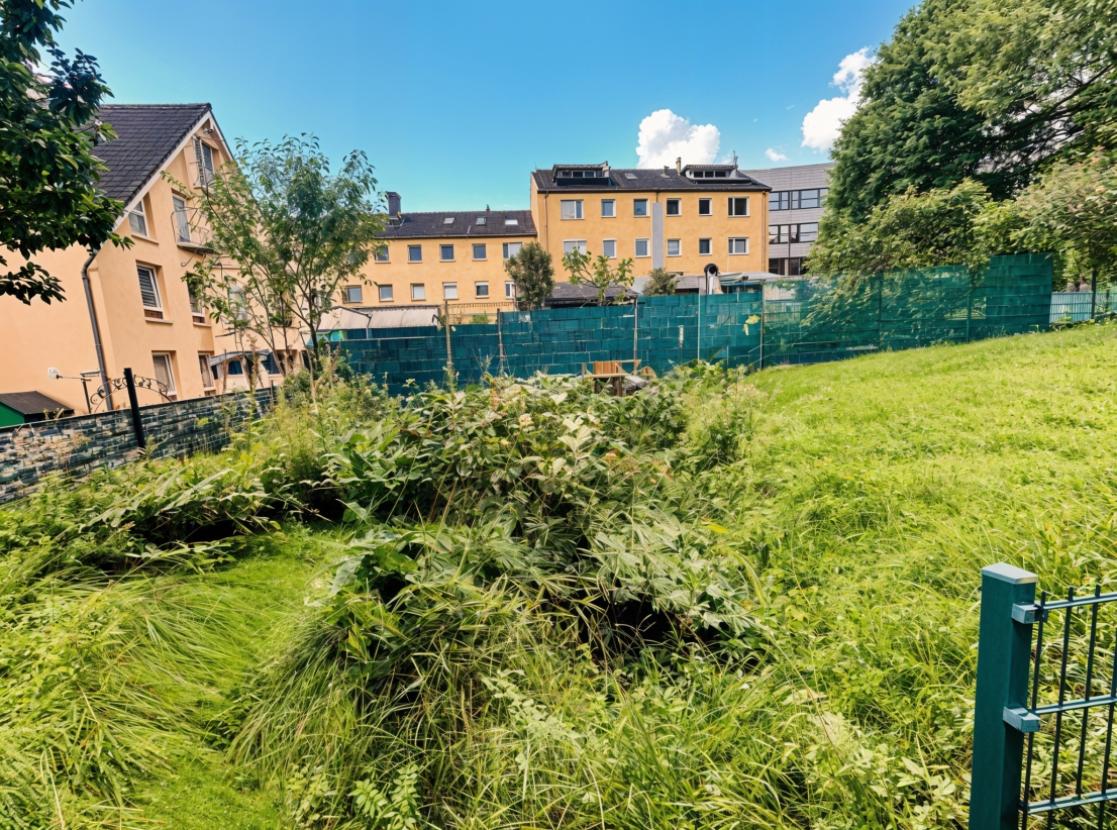 Garten hinterm Haus