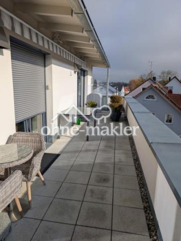 große Dachterrasse 24m²