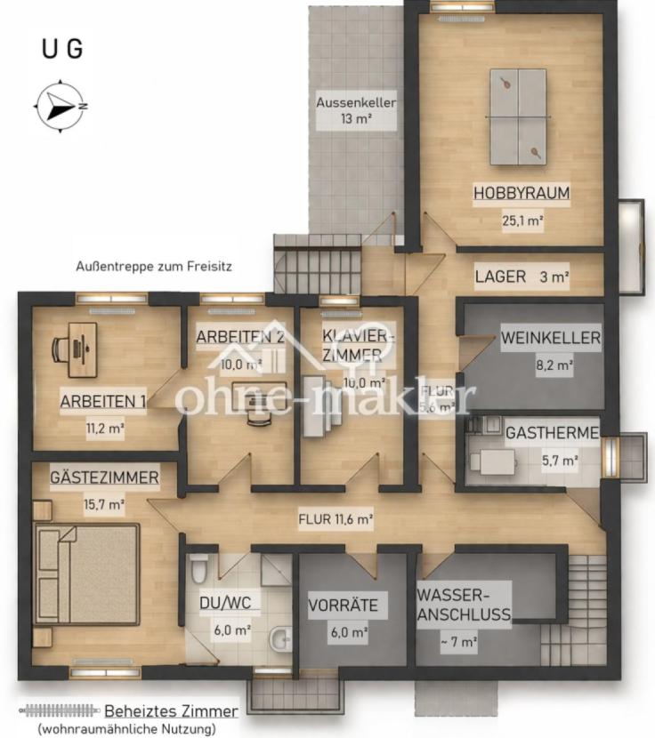 Grundriss UG