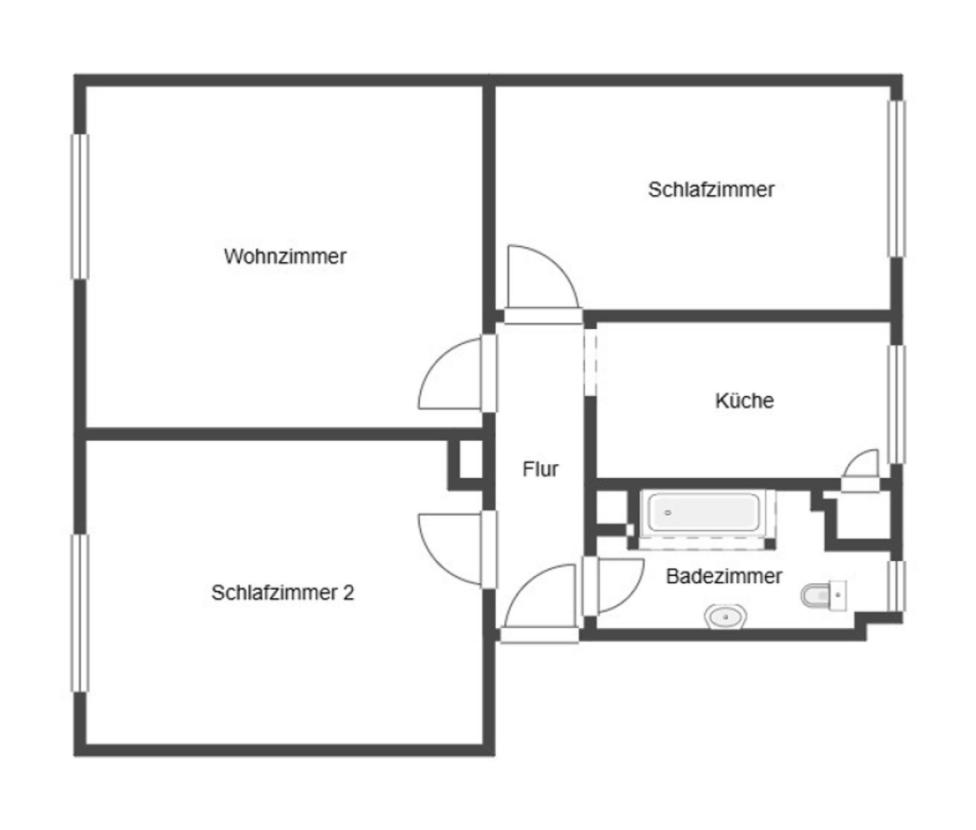 Grundriss Skizze