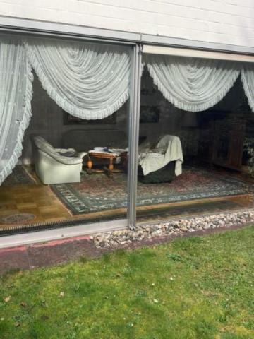 10 Gartenzugang Terrasse Wohnzimmer - eingelassene Heizung