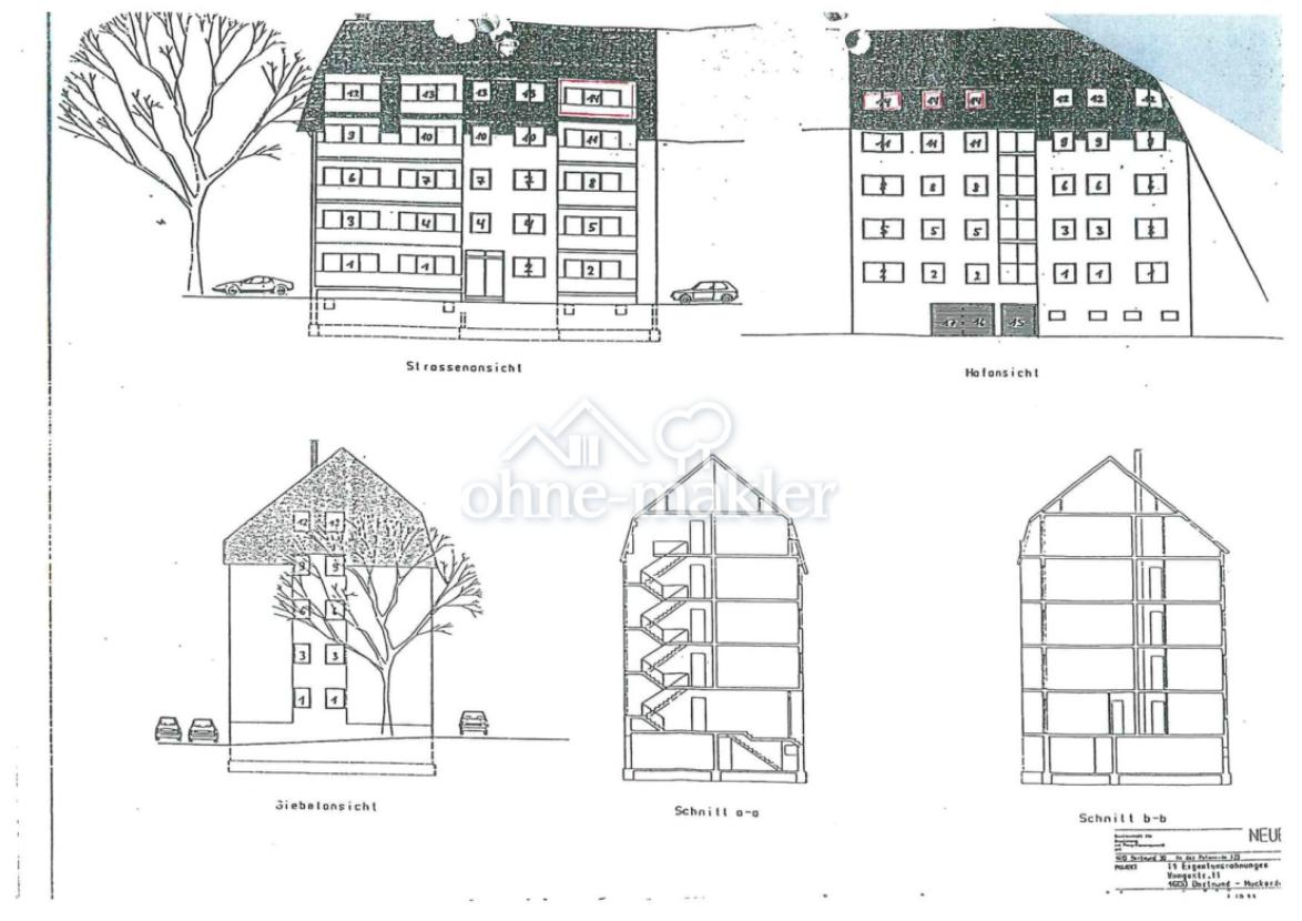 Balkon vorn - Fenster hinten